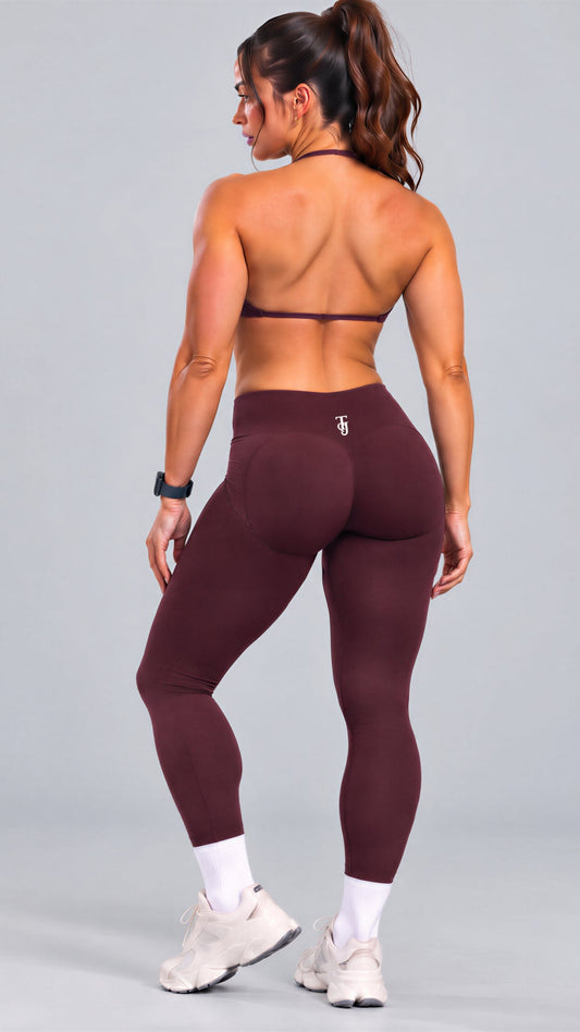 Tylah-Jade Sculpt Leggings – Merlot