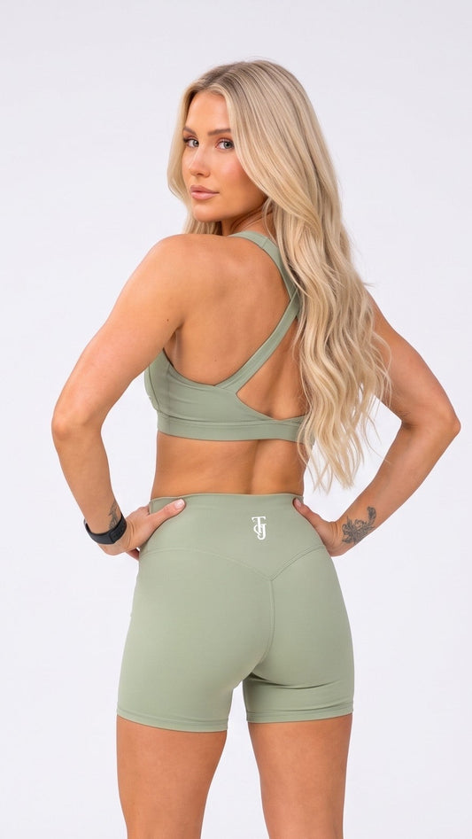 Tylah-Jade Flow Sports Bra – Sage
