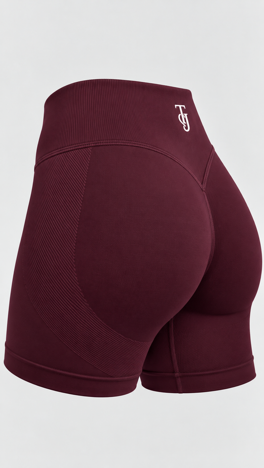 Tylah-Jade Sculpt Shorts – Merlot