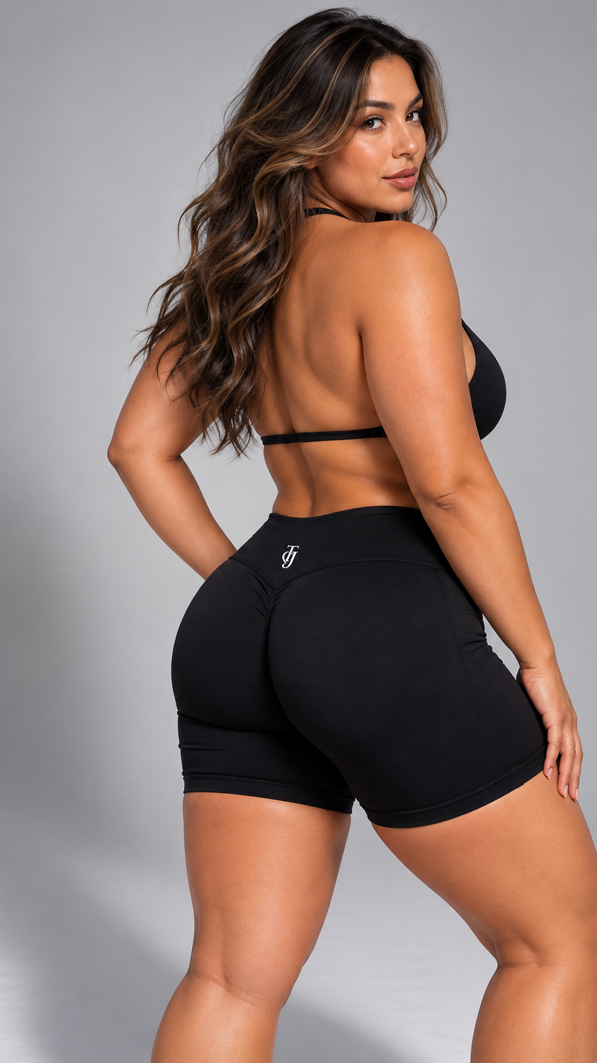 Tylah-Jade Sculpt Shorts – Onyx