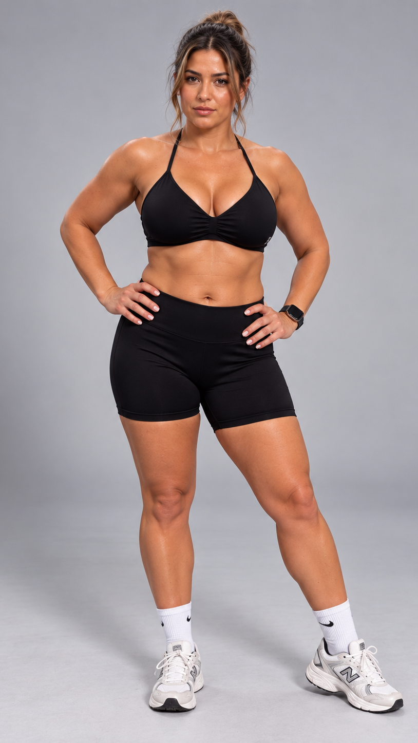 Tylah-Jade Sculpt Shorts – Onyx