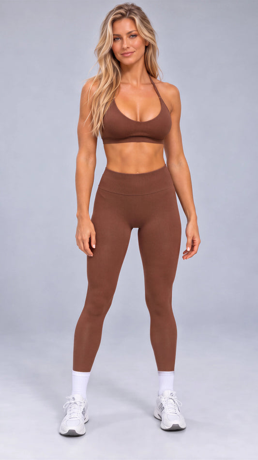 Tylah-Jade Motion Leggings – Caramel