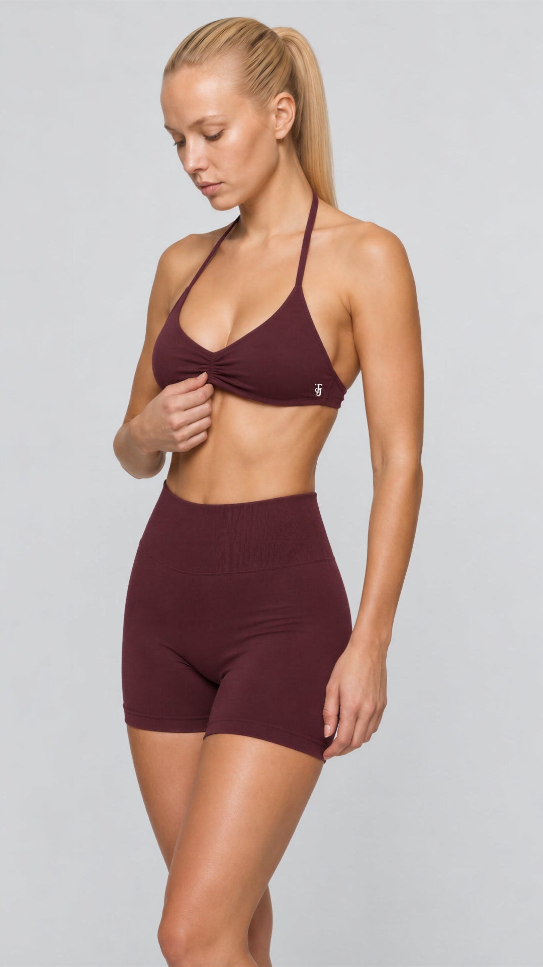 Tylah-Jade Sculpt Sports Bra – Merlot