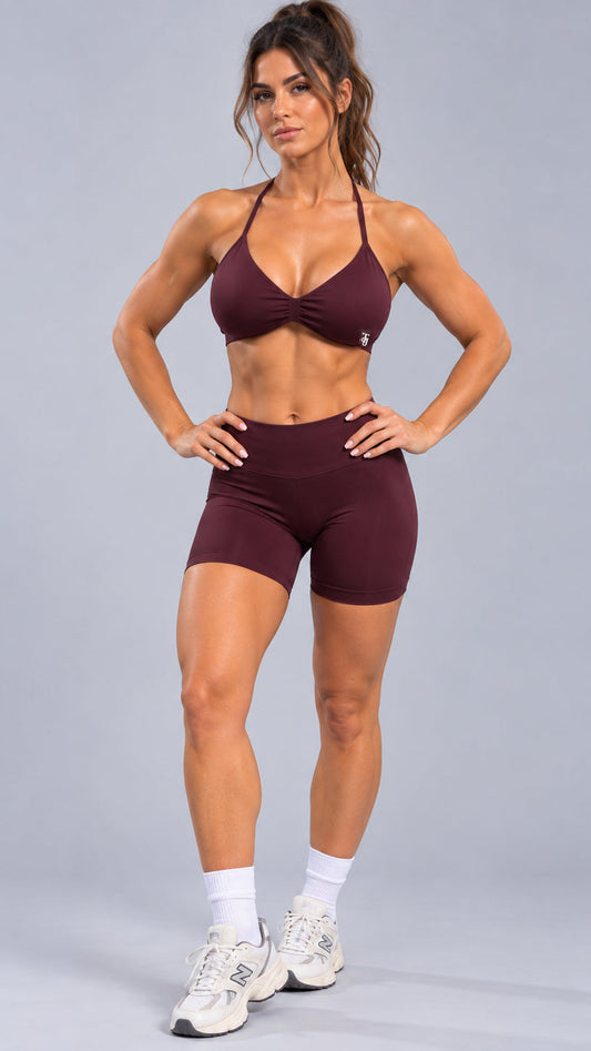 Tylah-Jade Sculpt Shorts – Merlot