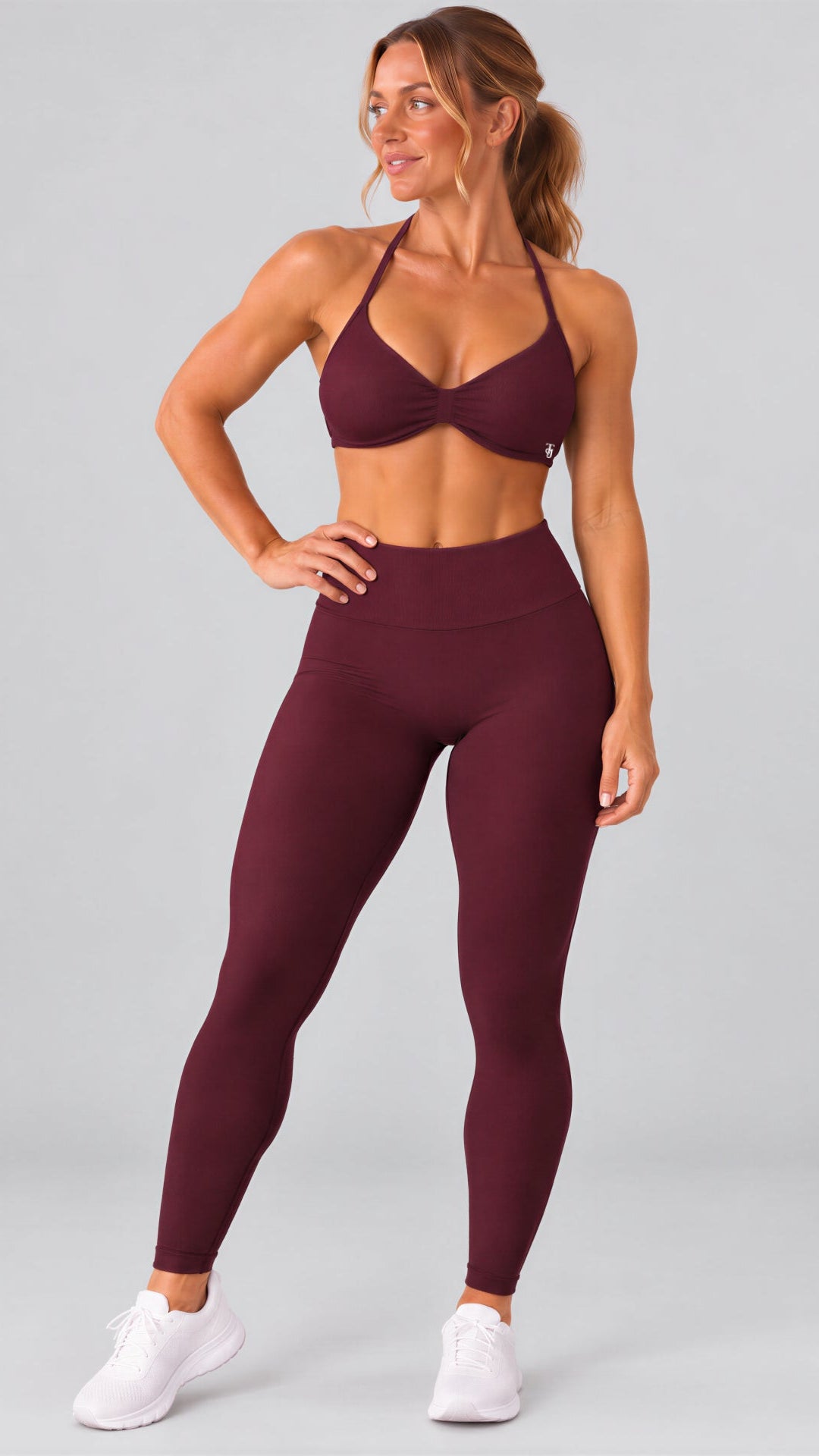 Tylah-Jade Sculpt Leggings – Merlot