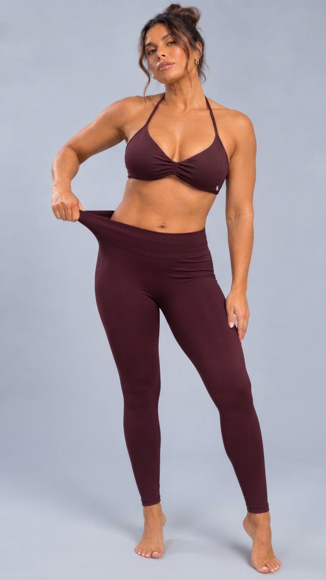 Tylah-Jade Sculpt Leggings – Merlot