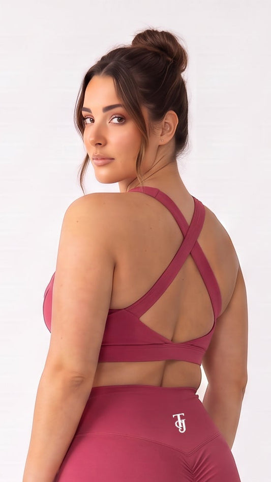 Tylah-Jade Flow Sports Bra – Rosewood