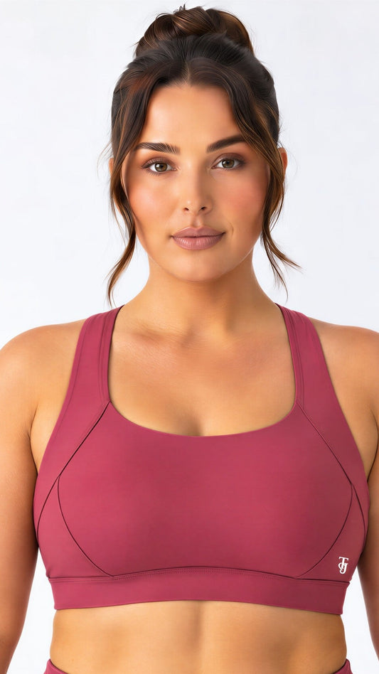 Tylah-Jade Flow Sports Bra – Rosewood